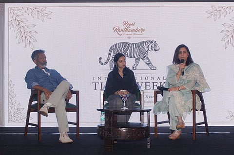 Dr Anish Andheria and Dr Latika Nath during a moderated discussion