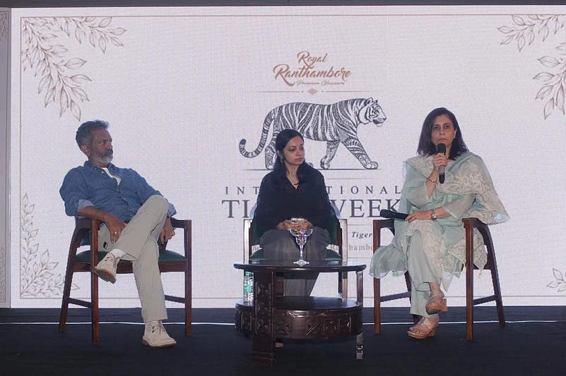 Dr Anish Andheria and Dr Latika Nath during a moderated discussion