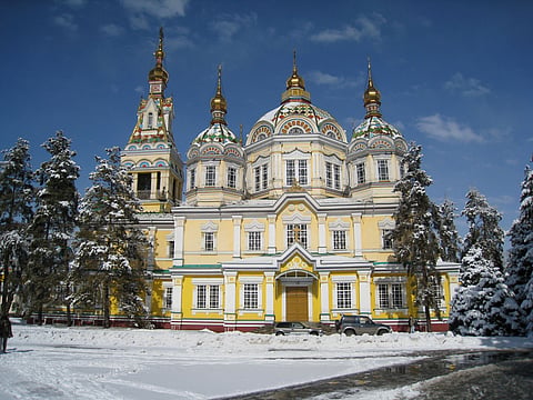 Zenkov Cathedral, Almaty, Kazakhstan