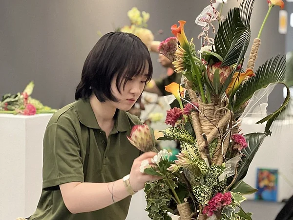 Instagram: @sggardenfest : Florist at the Singapore Garden Festival