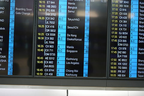 Travellers are advised to check their flight status before heading to the airport.