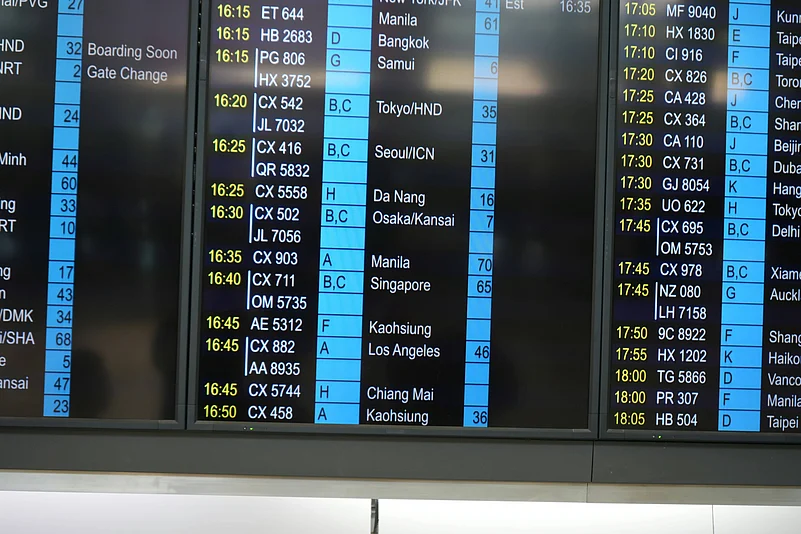 Travellers are advised to check their flight status before heading to the airport.