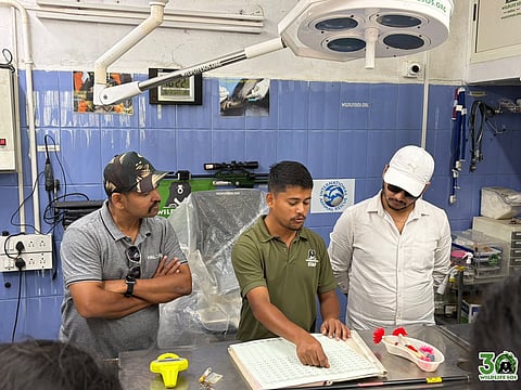 Volunteers are educated about the treatments of our rescued animals