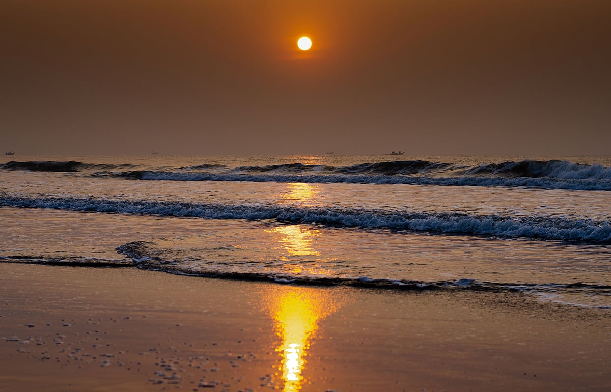 Sunrise at the Golden Beach