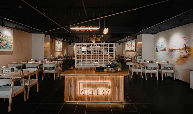 Inside Atelier V, Indore