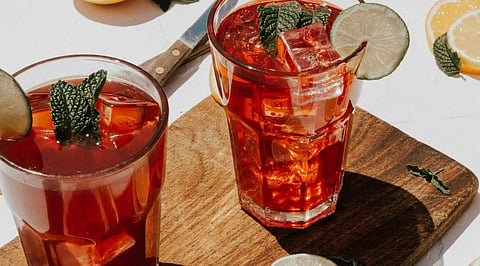 Kombucha is best served chilled