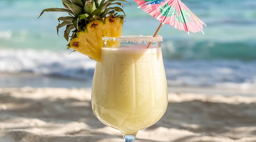 Who doesn’t love a chilled coconut-based cocktail in the heat?