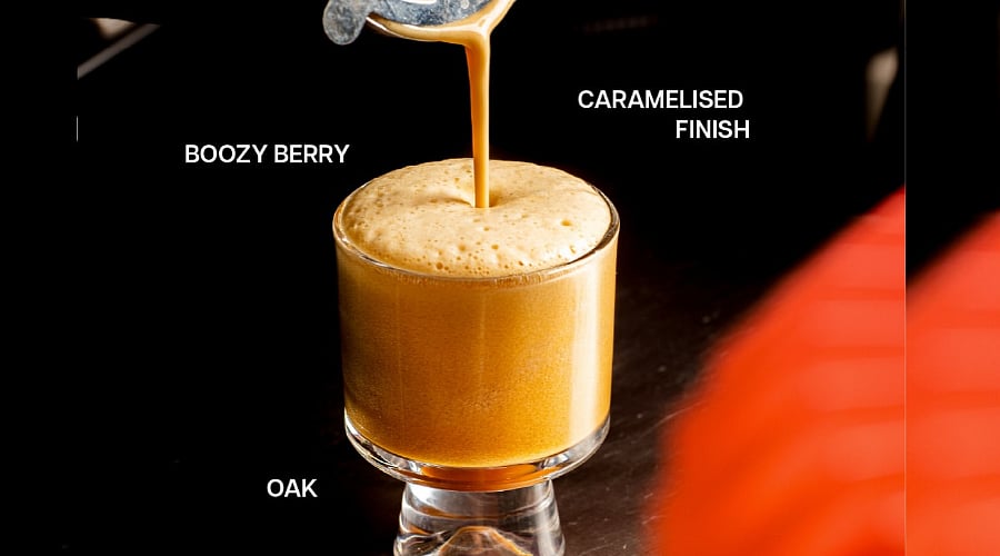 At Caarabi, boozy berry with a caramelised finish from Baarbara Estate