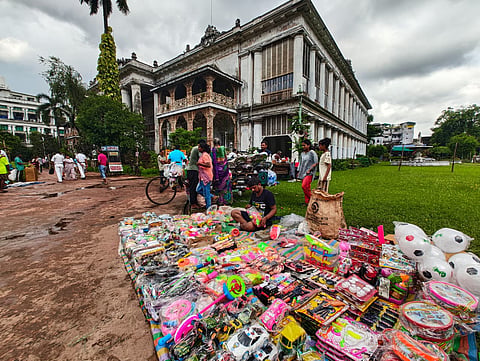 Keeping the heritage alive, the Rath Yatra Mela of today still carries its old charm at Marble Palace, Kolkata