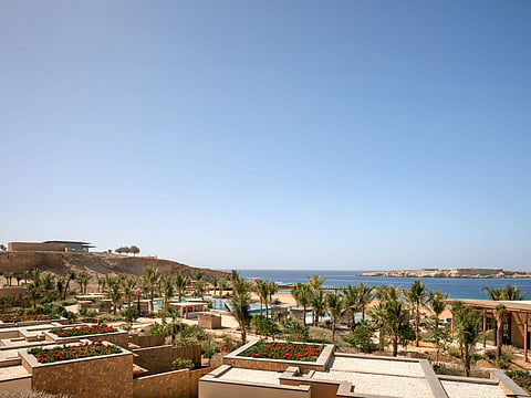 The resort blends Saudi coastal heritage with contemporary luxury