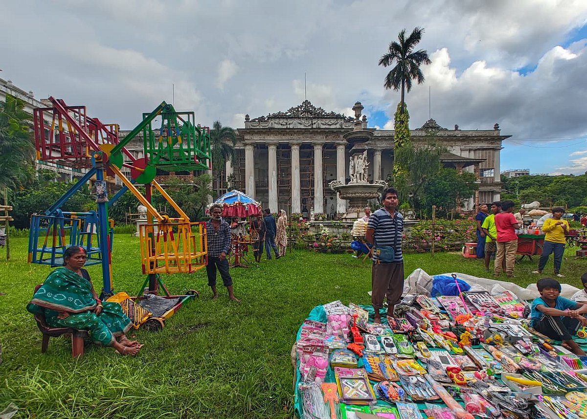 The special day, when Marble palace is open to the public for Rath Yatra