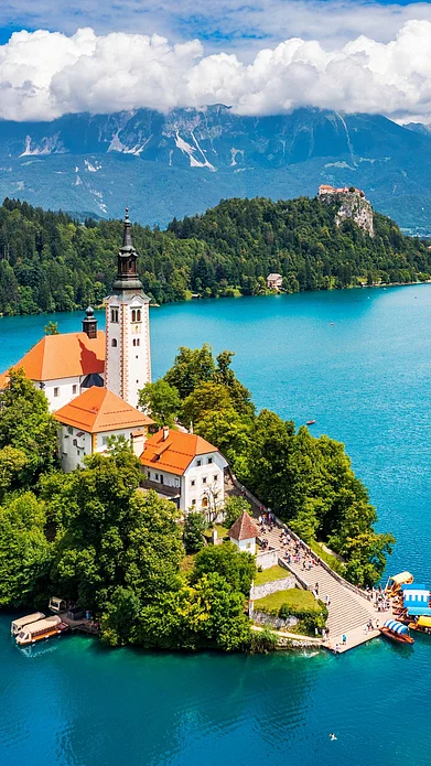 Shutterstock : Lake Bled, Slovenia