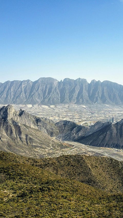 The Sierra Madre mountains