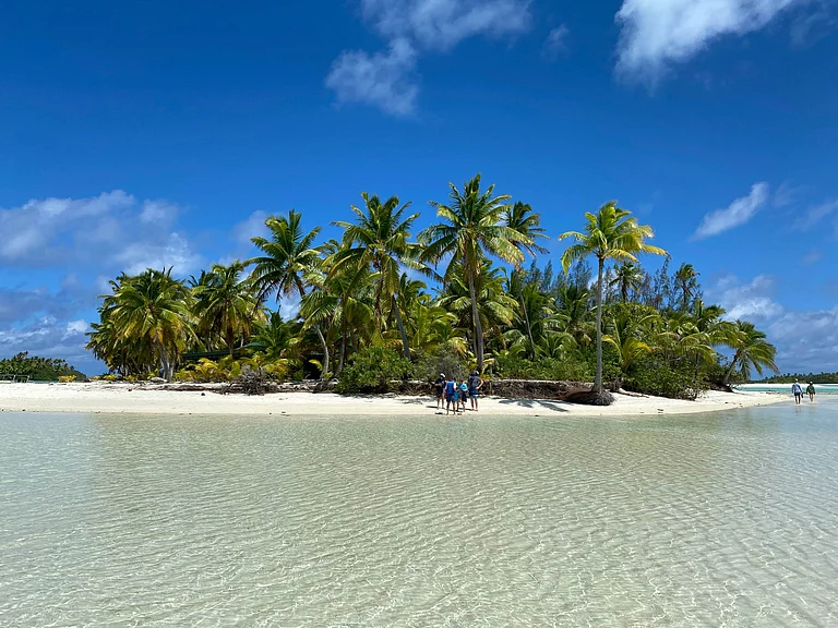 The famous One Foot Island (Tapuaetai), home to one of the world's most remote passport stamps. - Unsplash