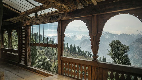 Vijyendra Thakur : View from ART Village Naggar