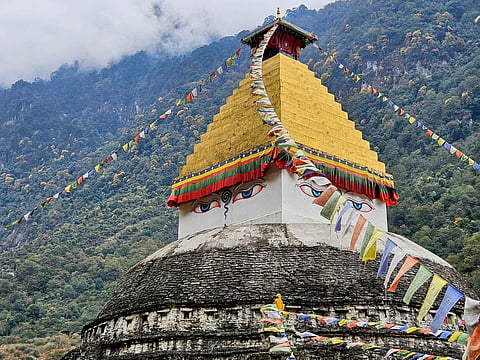 Gorsam Chorten in Zemithang, Arunachal Pradesh