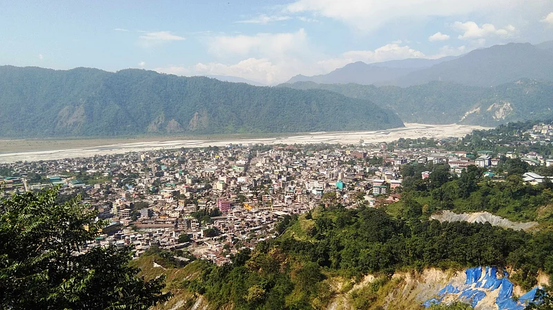 Jaigaon, West Bengal, near the India–Bhutan border
