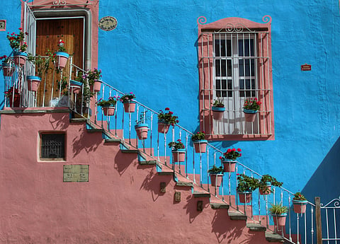 Bright colours of Guanajuato city