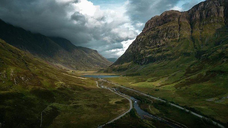 The dramatic Valley of Glencoe