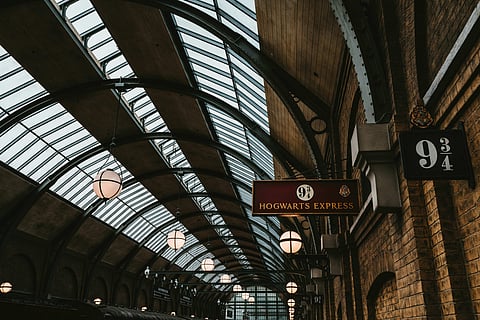 The famed platform  9¾