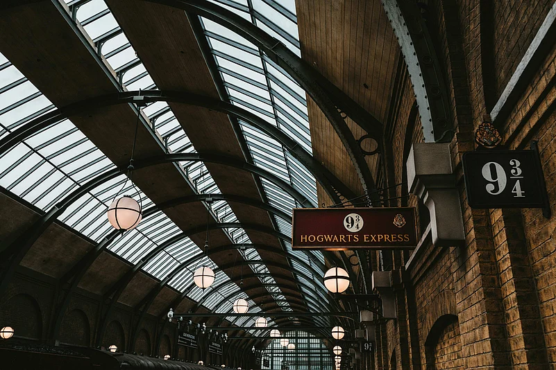 The famed platform 9¾