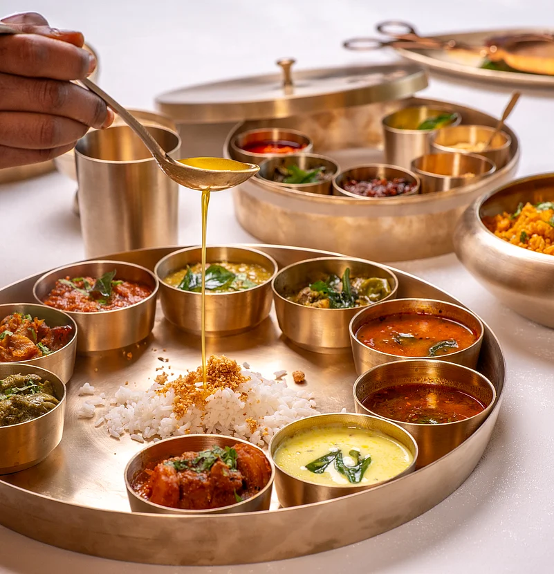 Local ingredients and timeless recipes define the dining experience at The Leela Palace Hyderabad