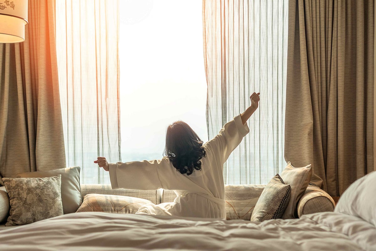 Comfort, calm and uninterrupted downtime in a hotel room