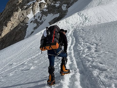 Purja on an expedition