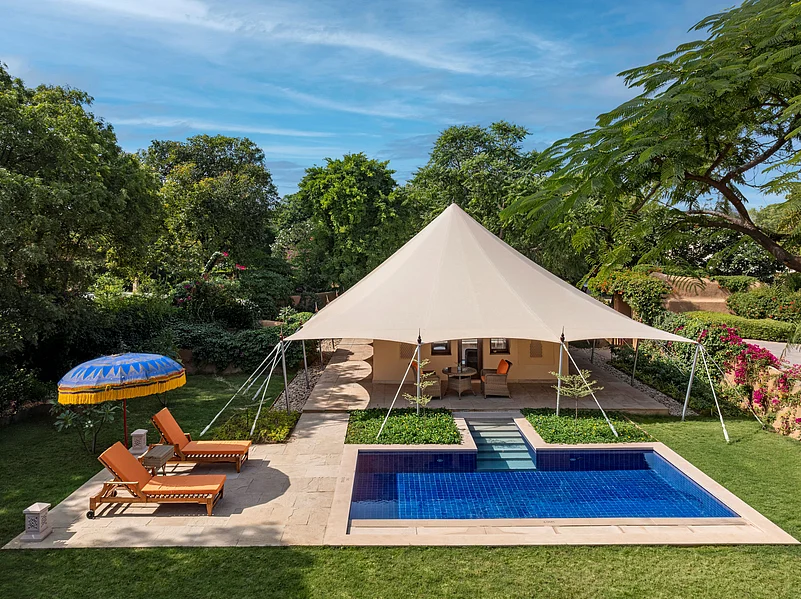 Luxury Tent with Private Pool at The Oberoi Rajvilas