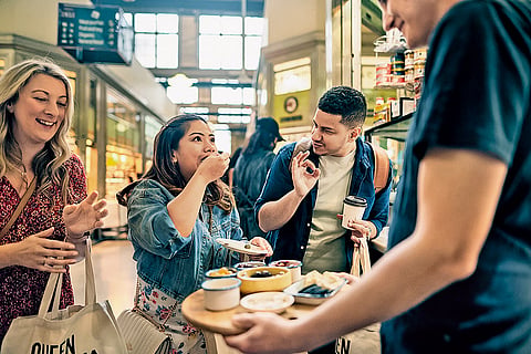 Try great coffee and local delicacies at Melbourne's Queen Victoria Market