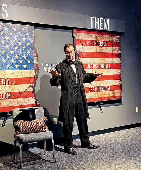 Lincoln impersonator Fritz Klein