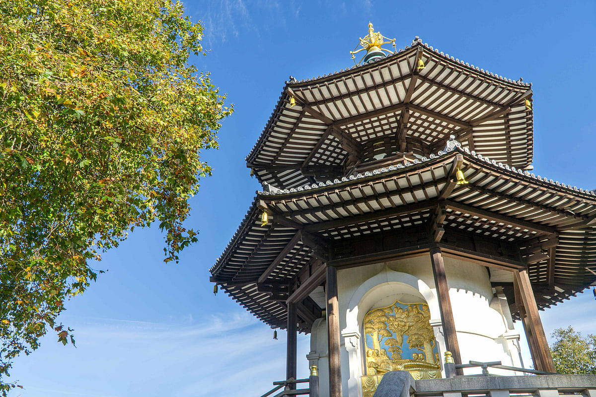 The London Peace Pagoda in Battersea Park