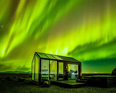 Sleep under the aurora
