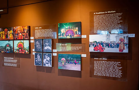 Visitors can also learn how Purulia Chhau masks are made, from clay and paper pulp to the layering, painting and finishing that gives each character its face