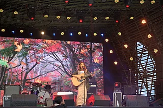 Shutterstock : Artist performing at Ziro Festival of Music 2019