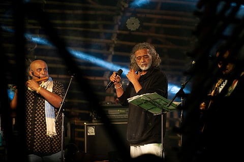 Lucky Ali performing at Ziro Festival of Music 2019