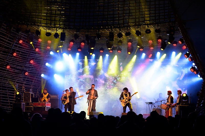 NION performing at Ziro Festival of Music 2019