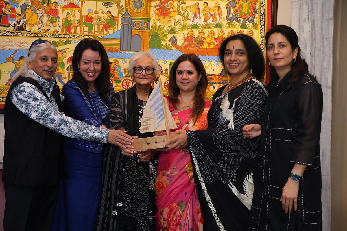 Supplied : Guests at the Curtain Raiser for Himalayan Echoes 11th edition, held at the Swiss Embassy in New Delhi