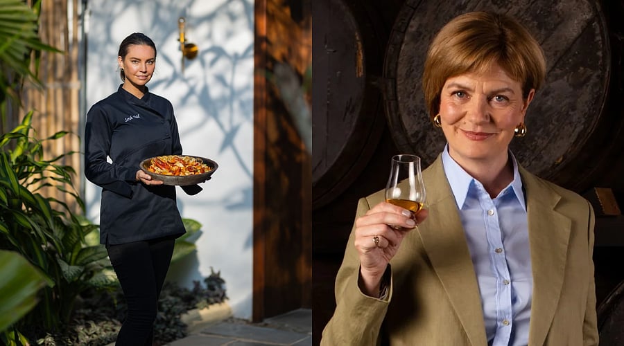 Sarah Todd, OurWhisky Foundation  : Chef Sarah Todd and Master Blender Stephanie Macleod (L-R) 