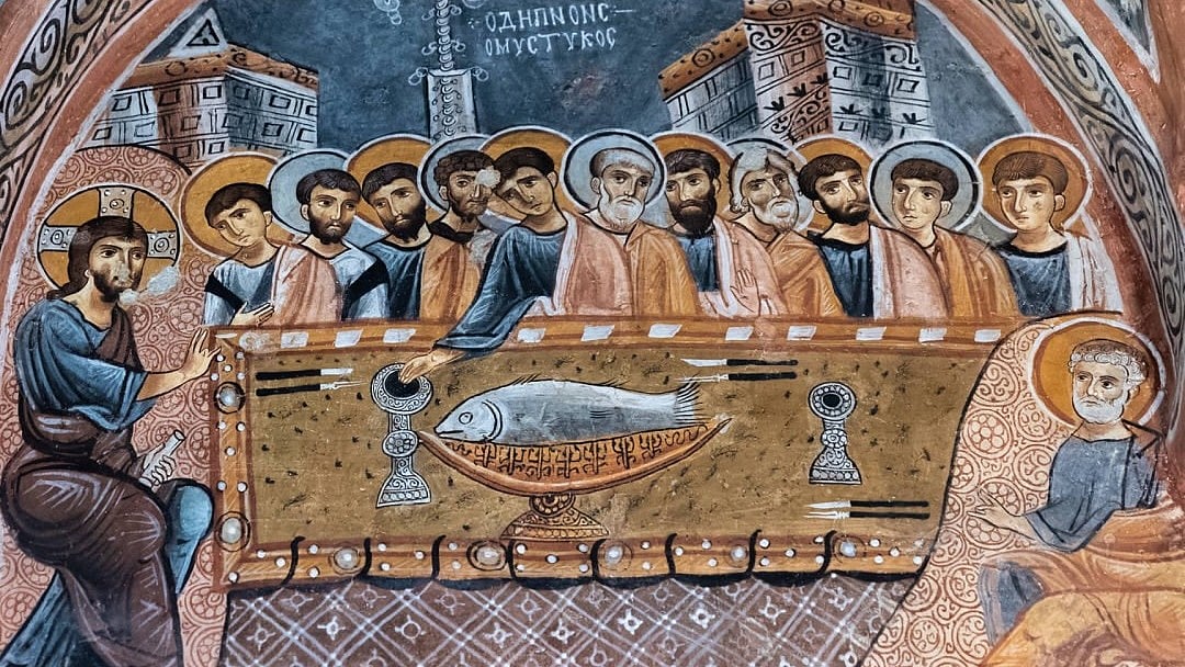A Byzantine fresco inside one of Cappadocias churches
