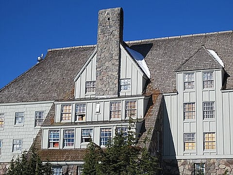 Timberline Lodge, the exterior of the Overlook Hotel in The Shining