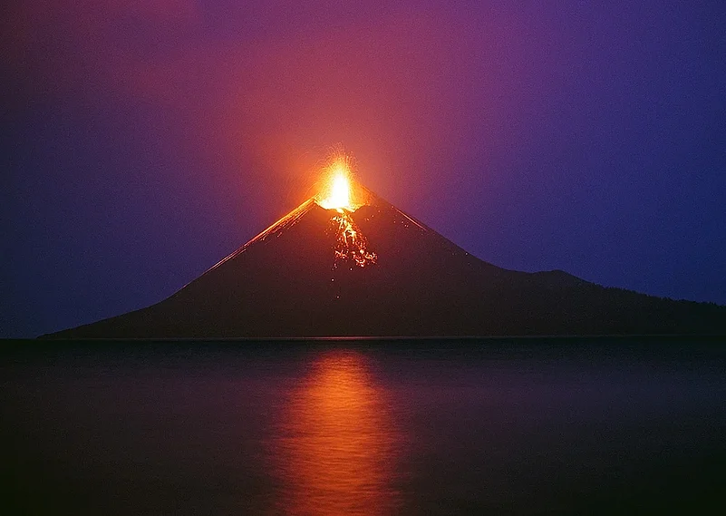 Anak Krakatoa in 2018