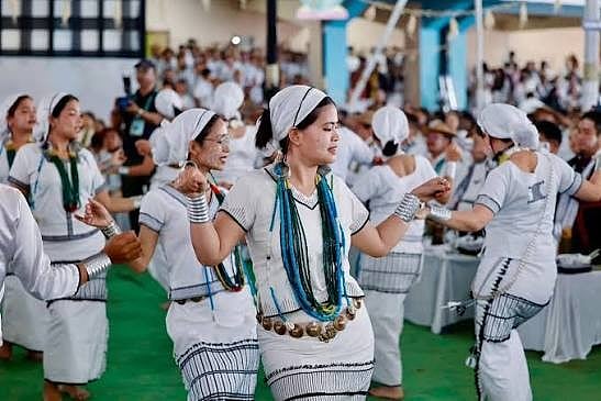Mopin Festival celebrations in Arunachal Pradesh, showcasing Galo traditions, music and dance