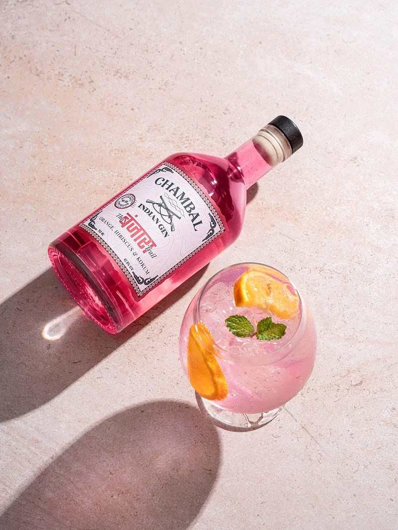 The newest launch is bright rani-pink in colour, bringing together orange, hibiscus and kokum