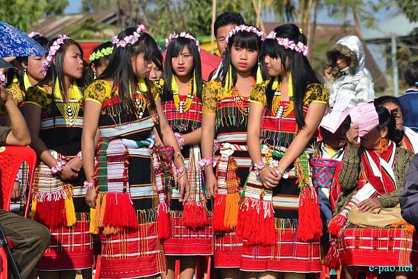 Traditional attire worn during Gaan Ngai