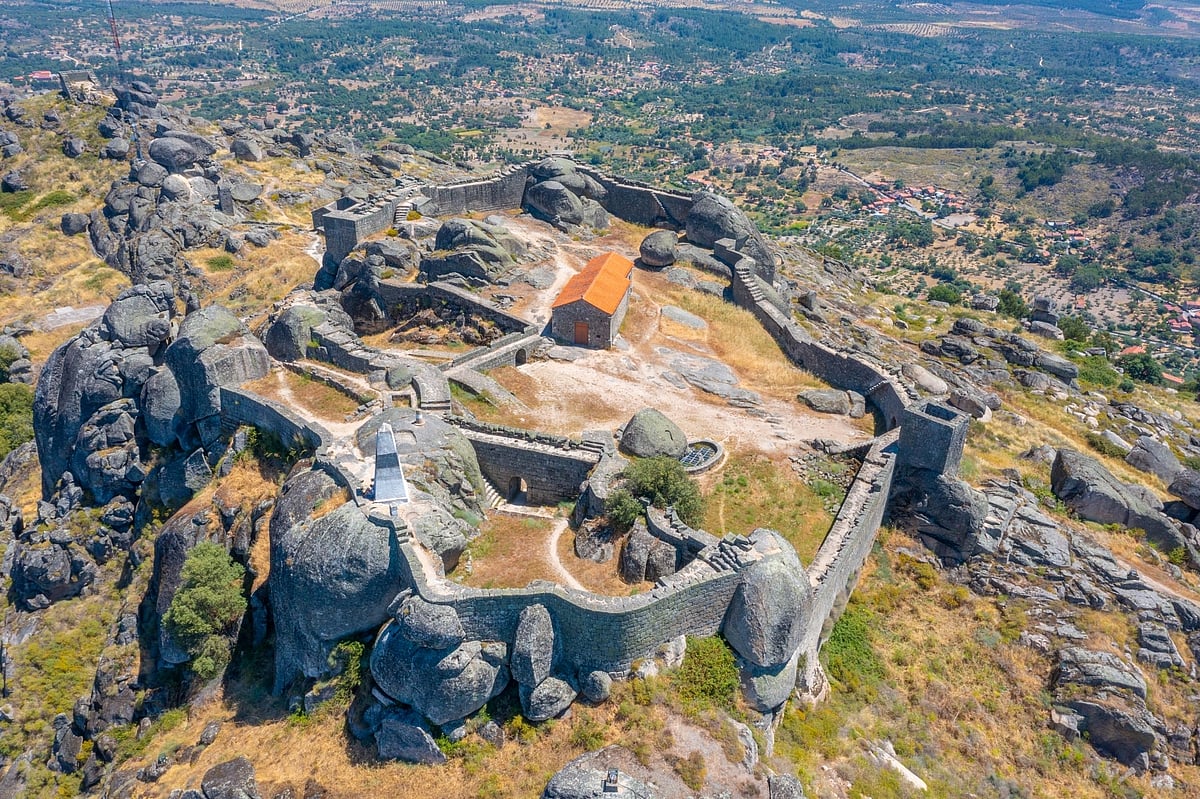 Aerial view of Monsanto, Portugal