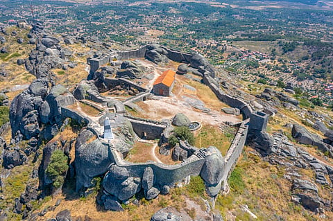 Aerial view of Monsanto, Portugal