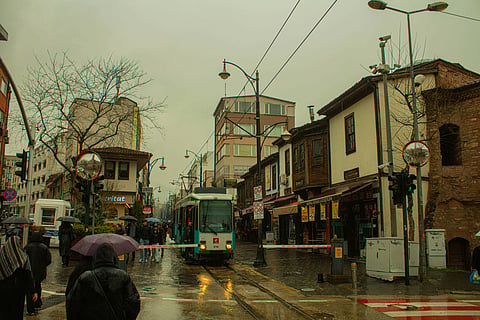 A street in Bursa, Türkiye