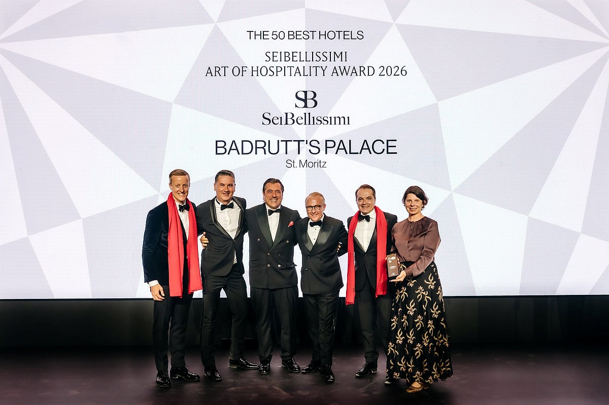 The SeiBellissimi Art of Hospitality Award went to Badrutt’s Palace in St. Moritz, Switzerland