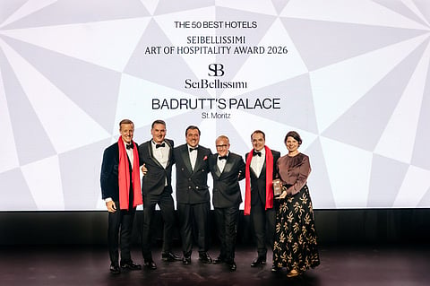 The SeiBellissimi Art of Hospitality Award went to Badrutt’s Palace in St. Moritz, Switzerland